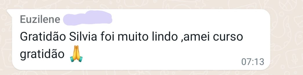 Depoimento de Euzilene, aluna do Espelho D'Água